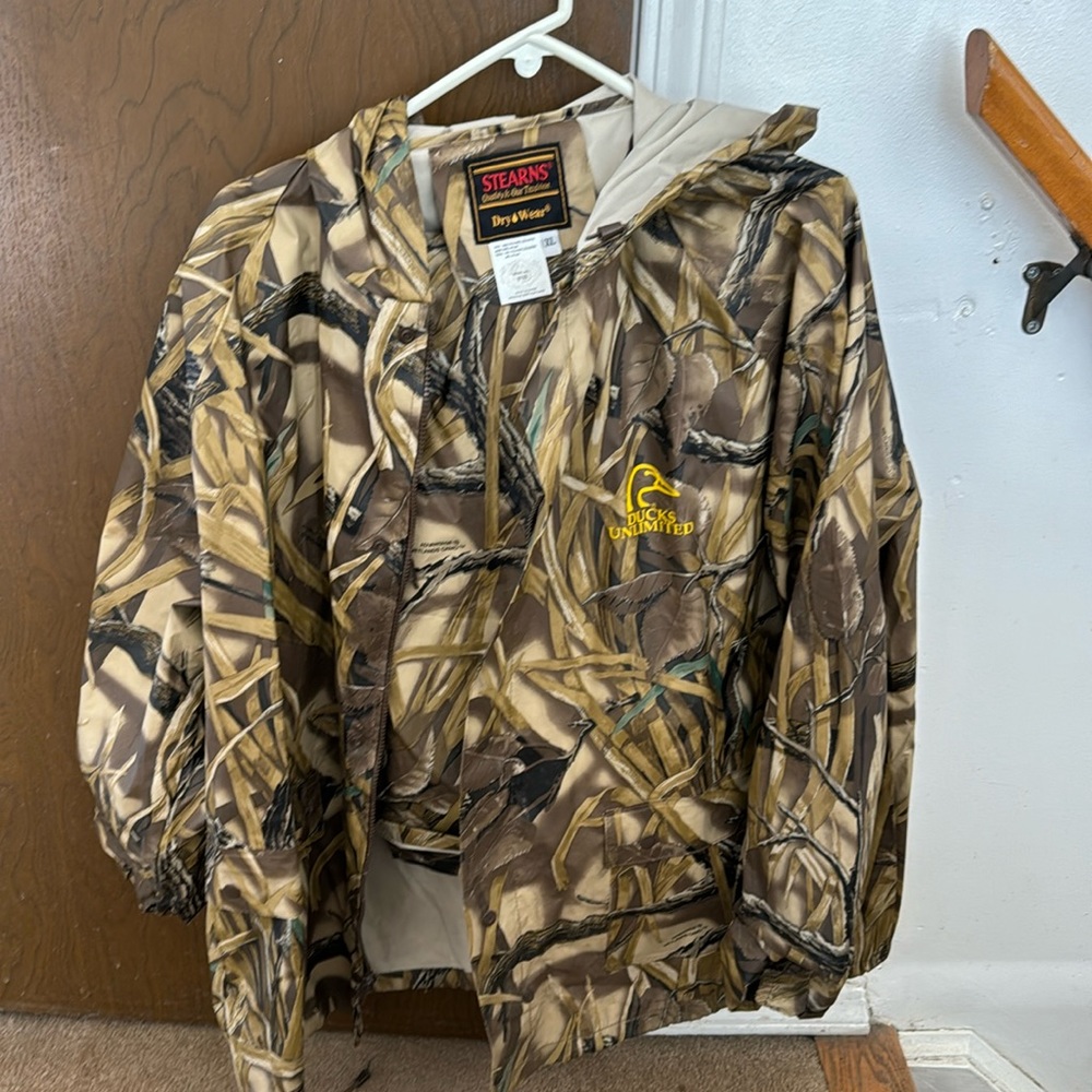 Stearns advantage wetlands camo rain suit XL